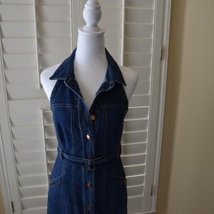 Anthropologie/Pilcro Midi Denim Dress